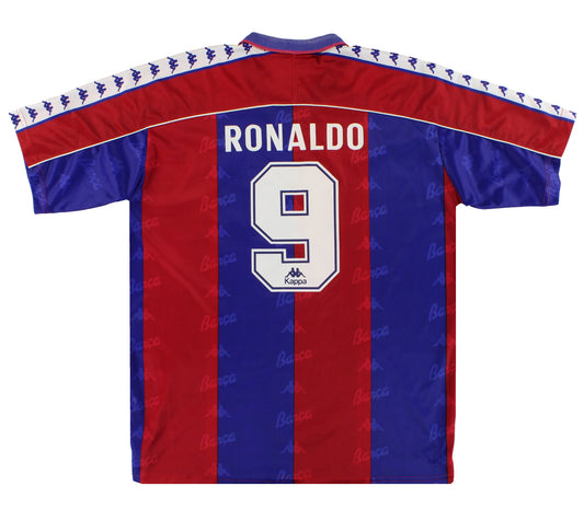 1992-95 Barcelona Kappa Home Shirt Ronaldo #9 L