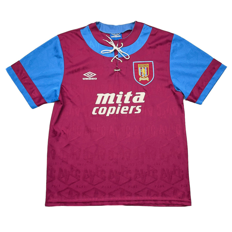 Camiseta de casa del Aston Villa 1992/93 (L) Umbro