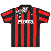 1993-94 AC Milan Lotto Camiseta Local *con etiquetas* M