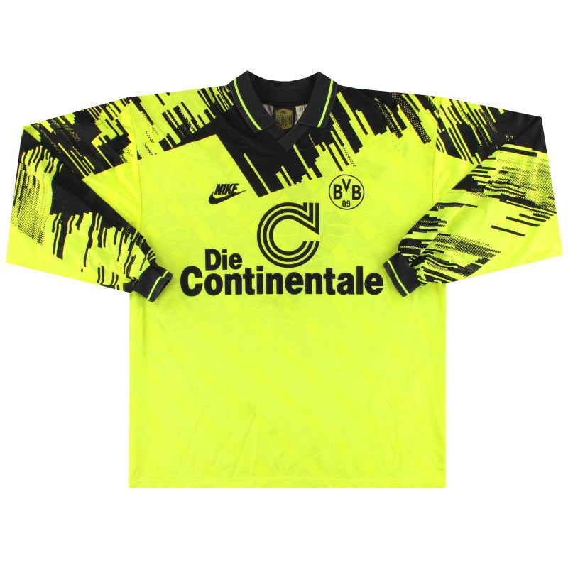 Camiseta Local Manga Larga Nike Borussia Dortmund 1993-94 XL