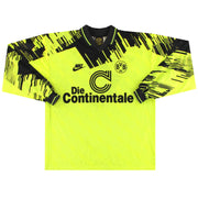 Camiseta Local Borussia Dortmund Nike Manga Larga 1993-94 L