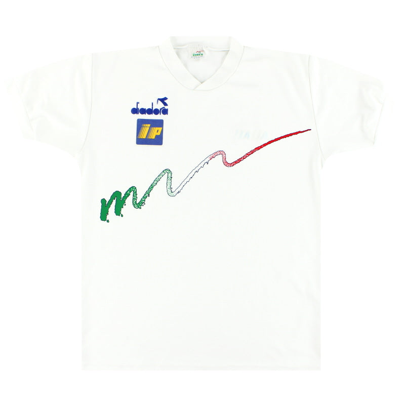 Camiseta de entrenamiento Diadora de Italia 1993-94, versión jugador L
