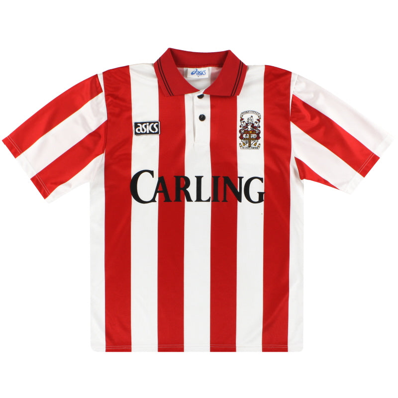 Camiseta de casa del Stoke City Asics 1993-94 XL