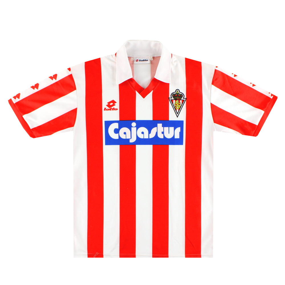 1993-94 Sporting Gijon Lotto Home Shirt L