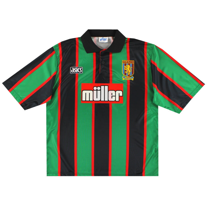 1993-95 Aston Villa Asics Camiseta de Visitante M