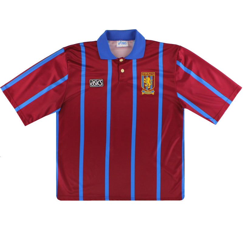 Camiseta de local del Aston Villa Asics 1993-95 Talla XL