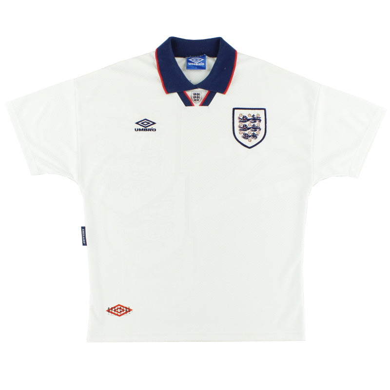 1993-95 Camiseta Umbro de la Selección Inglesa Local Talla L
