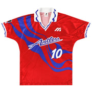 1993-95 Kashima Antlers Mizuno Camiseta Local Kashima #10 *Perfecto estado* L