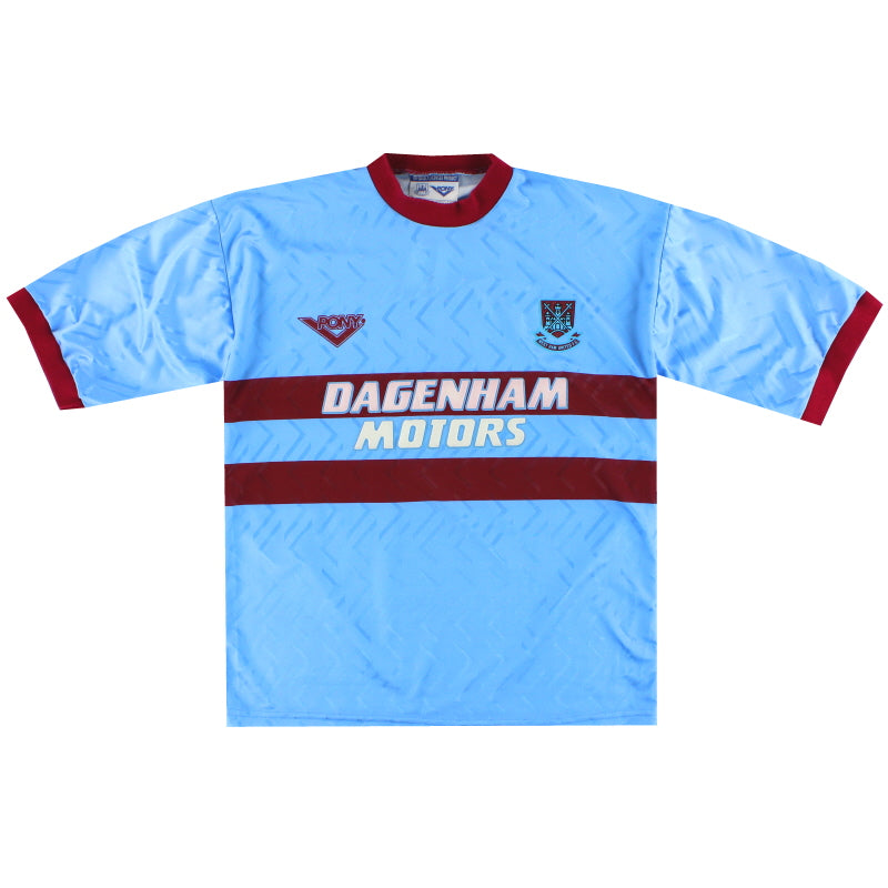 1993-95 Camiseta de visitante West Ham Pony Talla M