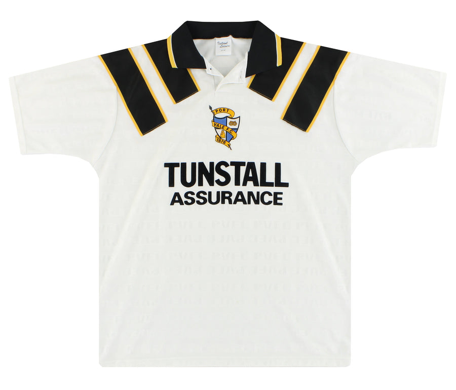 1993-95 Port Vale Home Shirt *Mint* L
