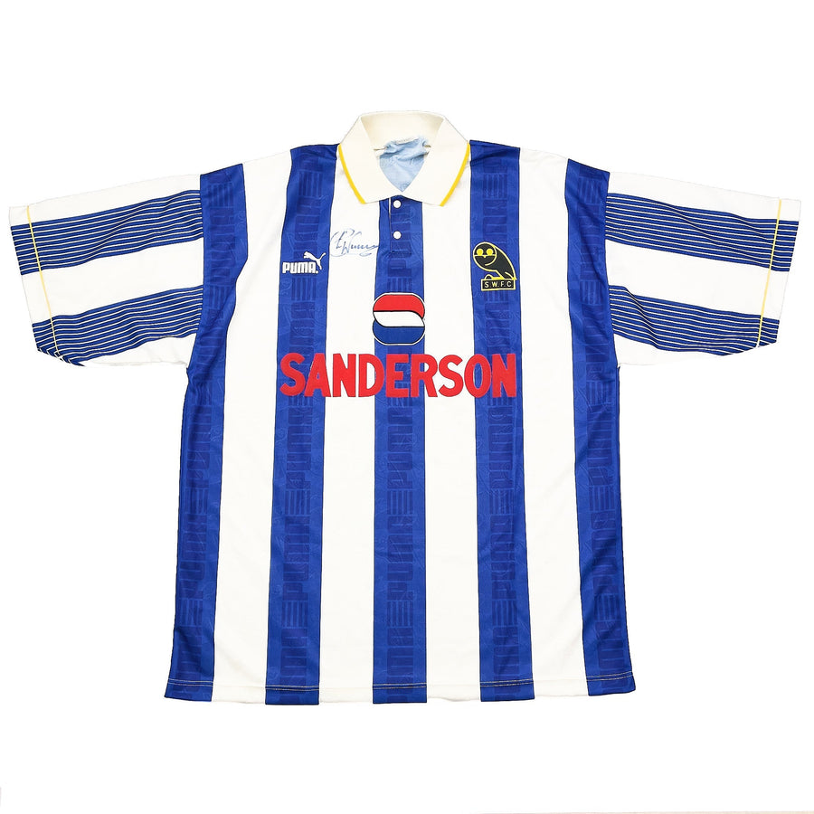 Camiseta local firmada del Sheffield Wednesday de 1993/95 (XL) Puma