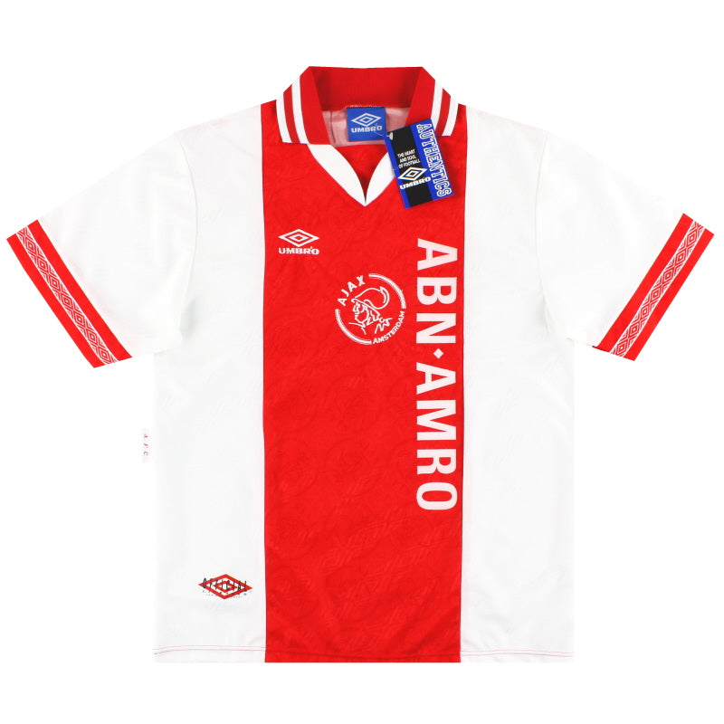 1994-95 Ajax Umbro Camiseta Local *NUEVA EN CAJA* L