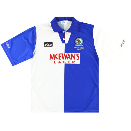 1994-95 Blackburn Asics 'Champions' Home Shirt *As New* M