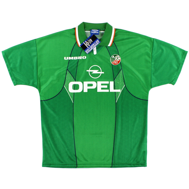 1994-95 Irlanda Umbro Camiseta Local *con etiquetas* L