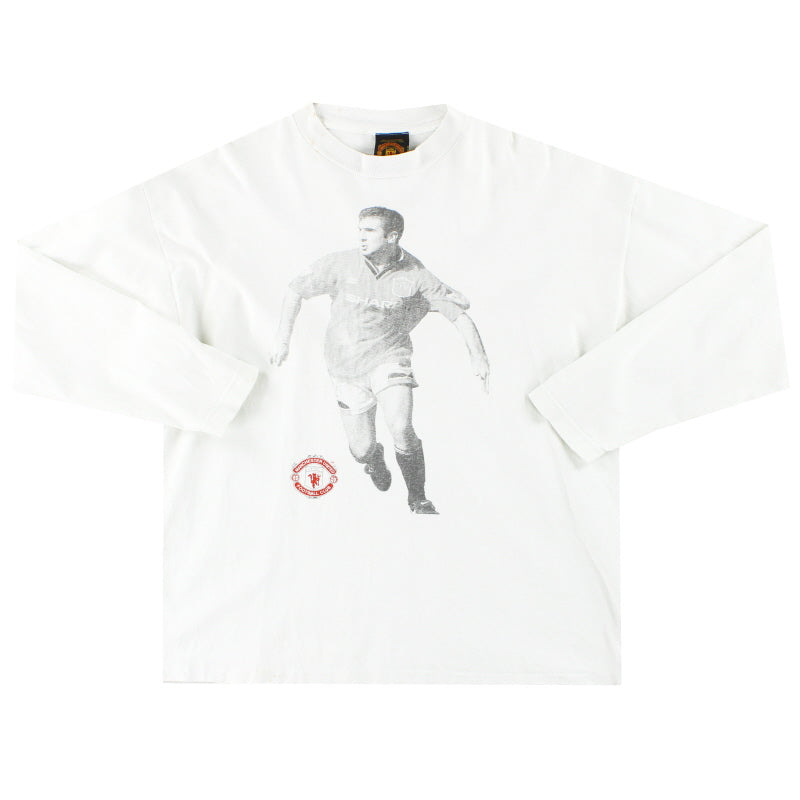 Camiseta gráfica Cantona del Manchester United 1994-95, talla XL
