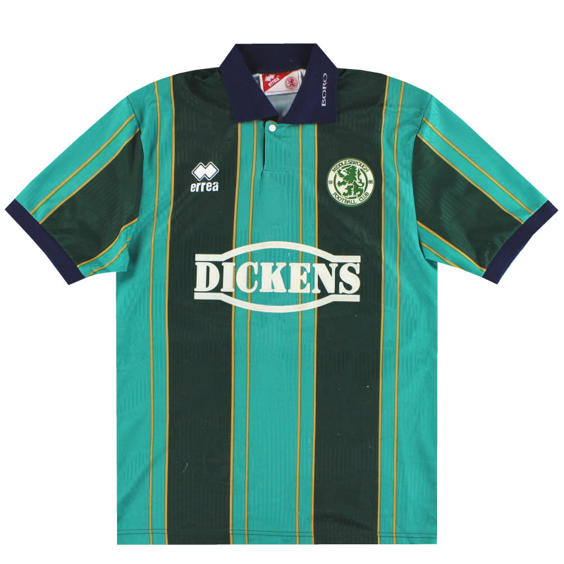 Camiseta de visitante Errea del Middlesbrough 1994-95 Talla S