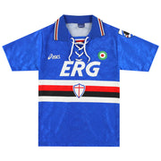 Camiseta de la primera equipación de la Sampdoria Asics de 1994-95 #9 M