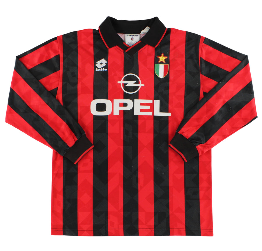 1994-95 AC Milan Lotto Home Shirt L/S XL