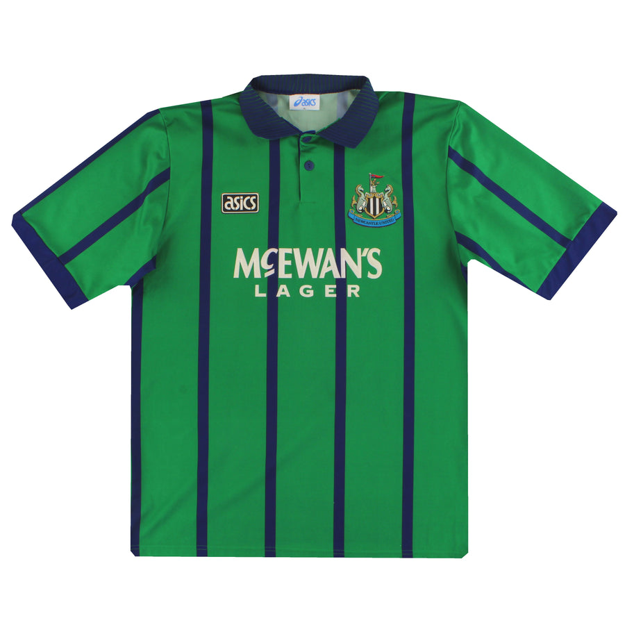 Camiseta Asics del Newcastle de la tercera equipación 1994-95 Cole #9 XL