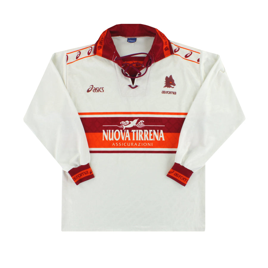 Camiseta visitante Roma Asics 1994-95 manga larga XL