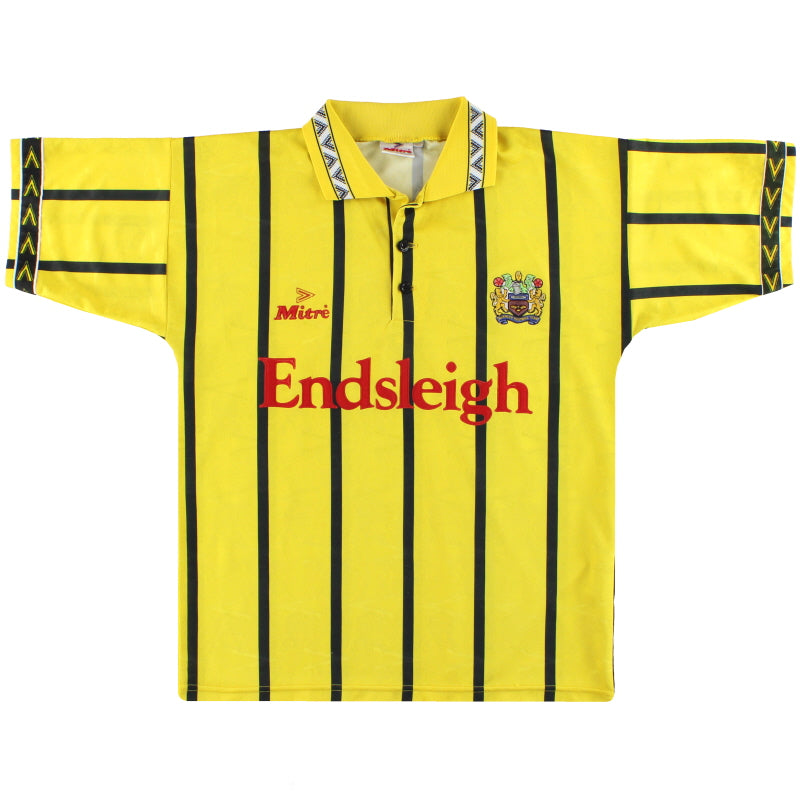 1993-95 Burnley Mitre Camiseta Visitante M