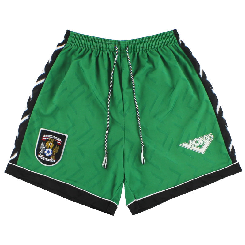 1994-96 Coventry Pony Pantalones cortos de visitante Talla S