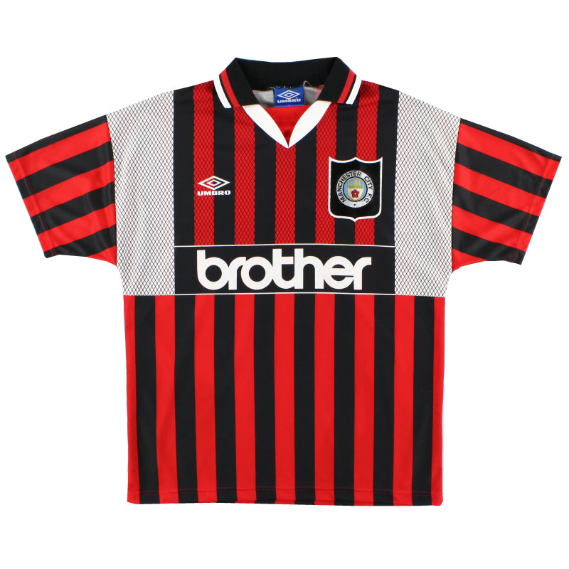 Camiseta Umbro Visitante Manchester City 1994-96 XL