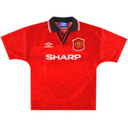 Camiseta de local Umbro del Manchester United 1994-96 XL