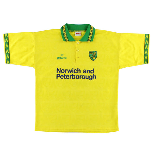 1994-96 Norwich City Mitre Home Shirt S