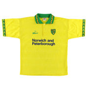 Camiseta Mitre del Norwich City Local 1994-96 Talla S