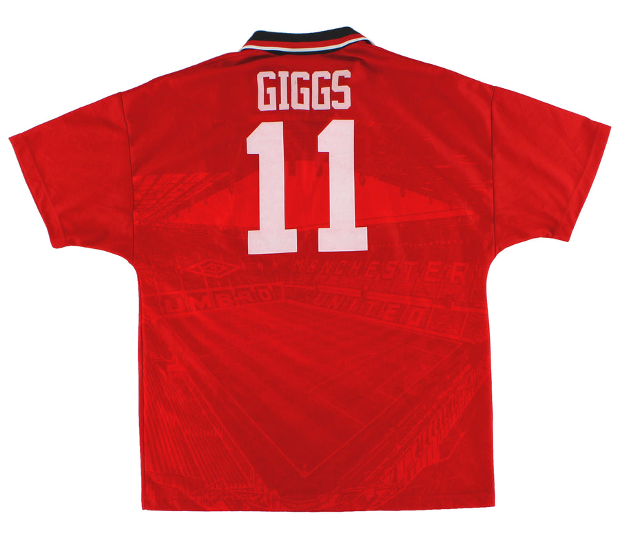 1994-96 Manchester United Umbro Home Shirt Giggs #11 M