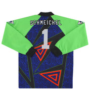 1994-96 Manchester United Umbro Camiseta Portero Schmeichel #1 *Excelente* M