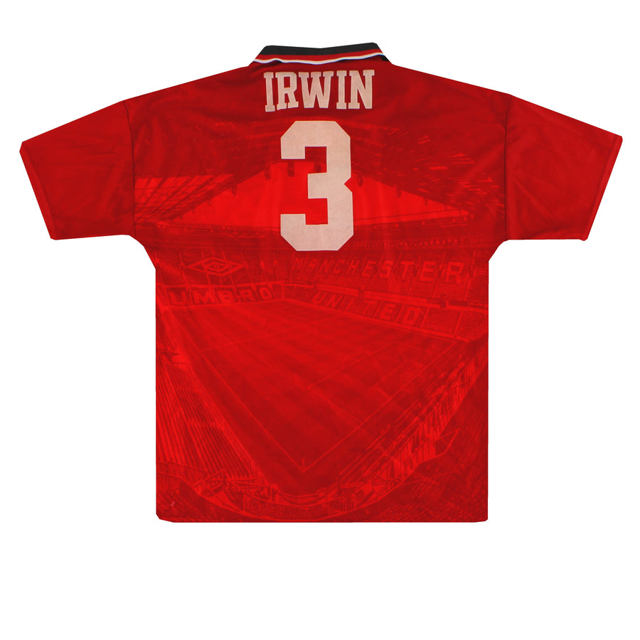 1994-96 Manchester United Umbro Camiseta Titular Irwin #3 L