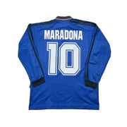 1994 Argentina Maradona Camiseta Visitante Manga Larga #10 (S) Adidas