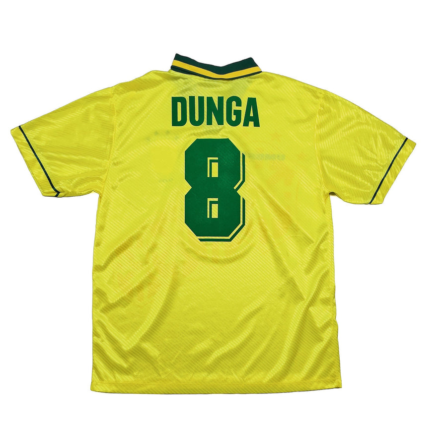 Camiseta de la primera equipación de Brasil de 1994 Dunga #8 (XL) Umbro