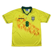 Camiseta de la primera equipación de Brasil de 1994 Dunga #8 (XL) Umbro