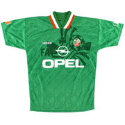 Camiseta de la primera equipación de Irlanda adidas de 1994, talla XL