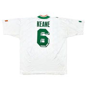 Camiseta de visitante 1994 de Irlanda Keane #6 (XL) Adidas