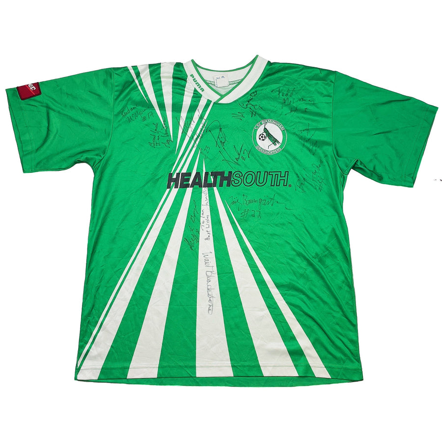 1994/95 Birmingham Grasshoppers #2 Camiseta de Local Firmada por el Equipo (XL) Puma