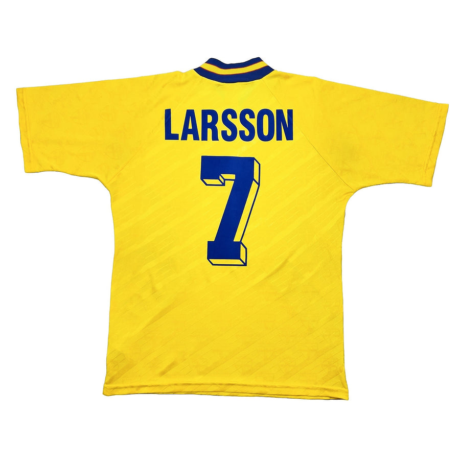 Camiseta de local 1994/95 Suecia Larsson #7 (M) Adidas