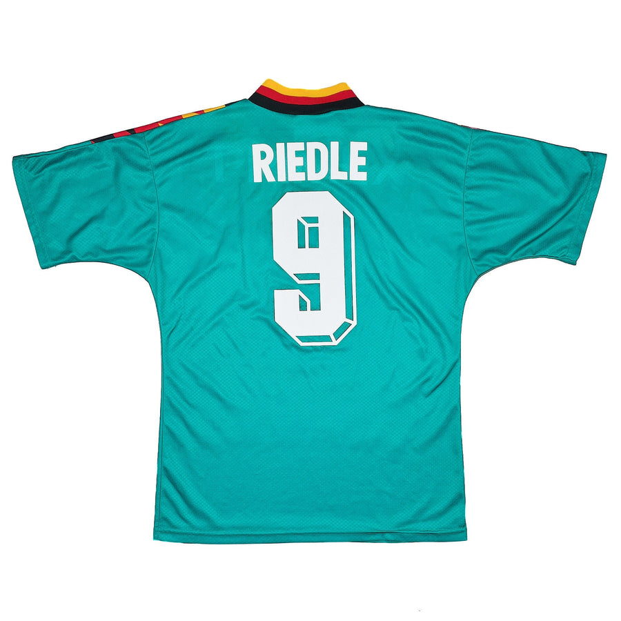 1994/96 Alemania Riedle #9 Camiseta Visitante (M) Adidas