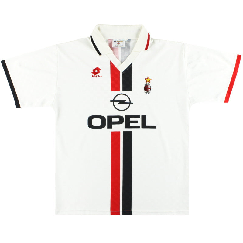 1995-96 AC Milan Lotto Camiseta Visitante XL