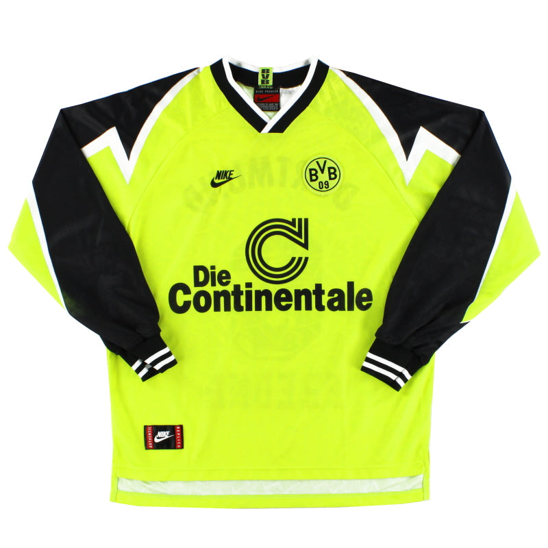 1995-96 Borussia Dortmund Nike Camiseta Local Manga Larga M