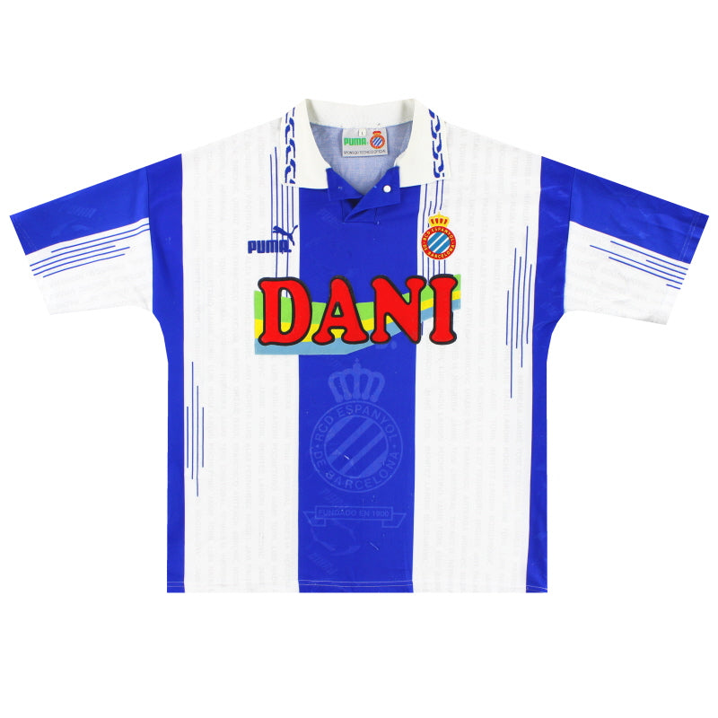 1995-96 Espanyol Puma Camiseta Local L