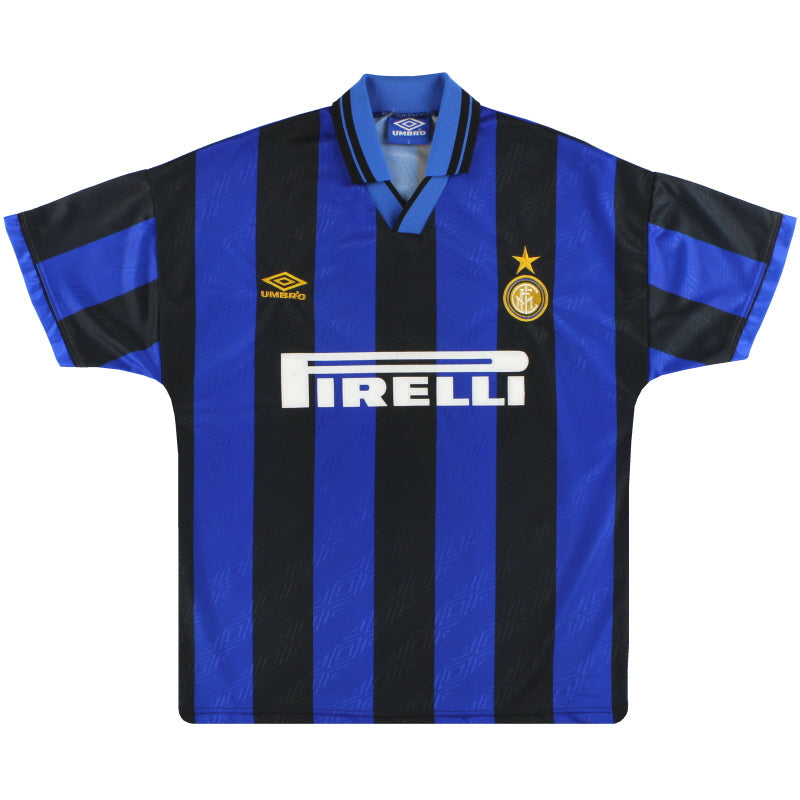Camiseta de Local Umbro del Inter de Milán 1995-96 M
