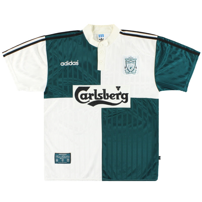 1995-96 Liverpool adidas Away Shirt L - Classic Football Kit