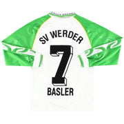 Camiseta Puma Werder Bremen Local 1995-96 Basler #14 Manga Larga XXS