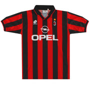 1995-96 AC Milan Lotto Home Shirt L