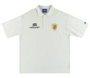 1999-00 Manchester United Umbro 'Champions' Polo Shirt XL