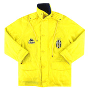 1995-96 Juventus Kappa Abrigo Impermeable Acolchado de Personal XL